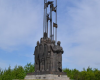 Памятник дружинам Александра Невского на горе Соколиха