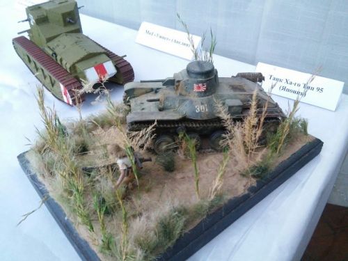Выставка моделей военной техники Великой Отечественной войны